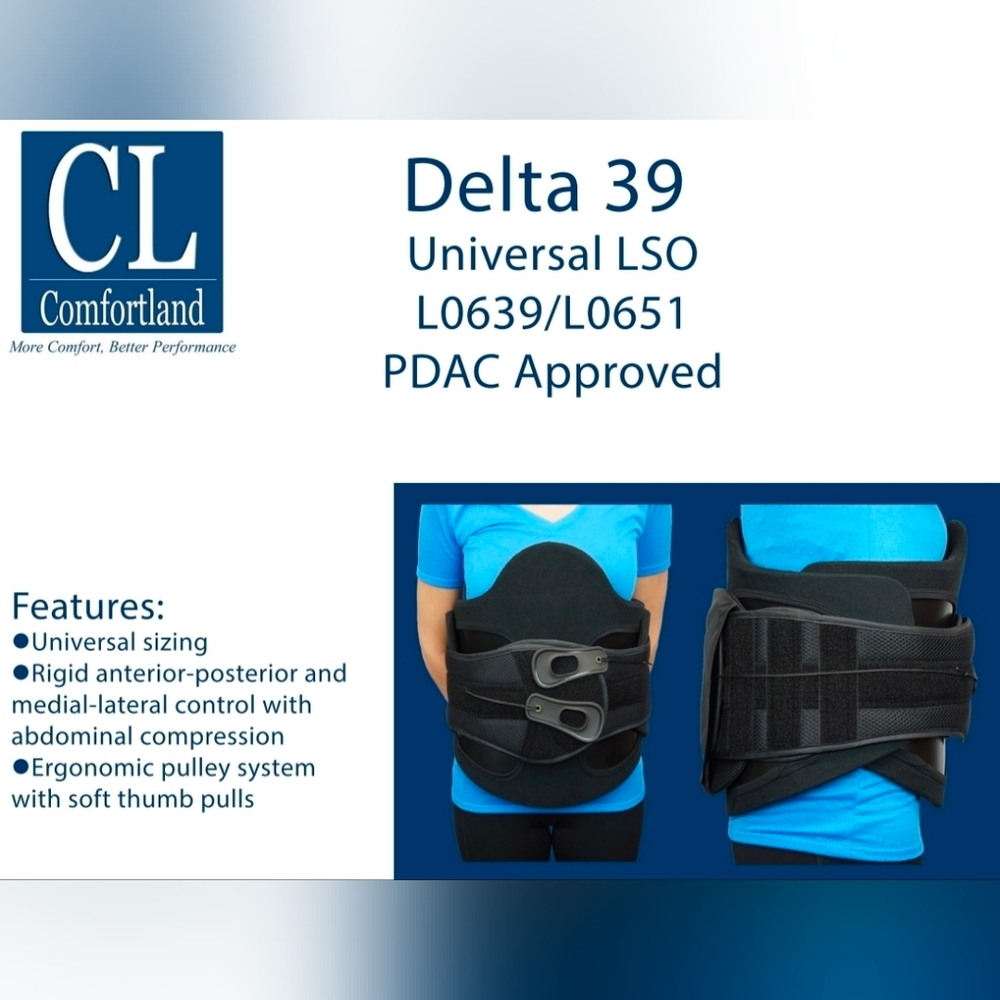 Lumbar Back Support Brace W/ Dual Pulley Straps - NWT, OS fits Most Adults